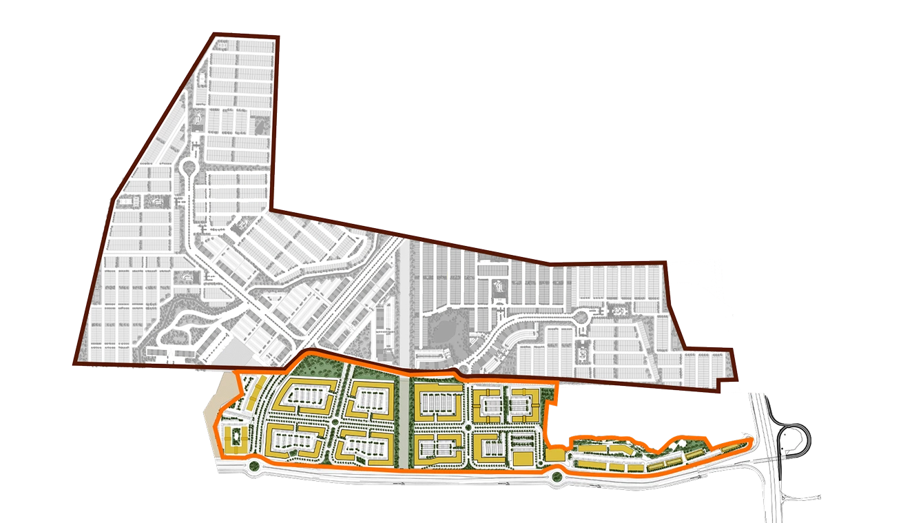 Masterplan Costanera Town Center – distribución de terrenos comerciales y zona residencial en Km. 22 Vía a la Costa, Guayaquil